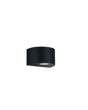 Applique da Esterno a LED in Plastica Nero Opaco