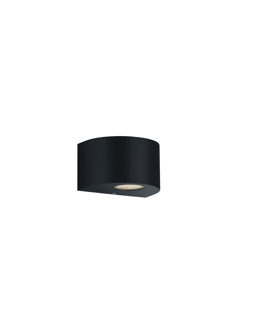 Applique da Esterno a LED in Plastica Nero Opaco