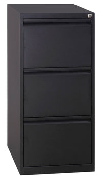 Classificatore 3 Cassetti 46x62x101,2 cm in Metallo Nero