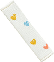 Protezione per spalla con modello di coniglio e leone, protezione per antibloccaggio per cintura di sicurezza, tessuto a doppia lastra, protezione per spalla colorata a forma di cuore, 25 x 7 cm
