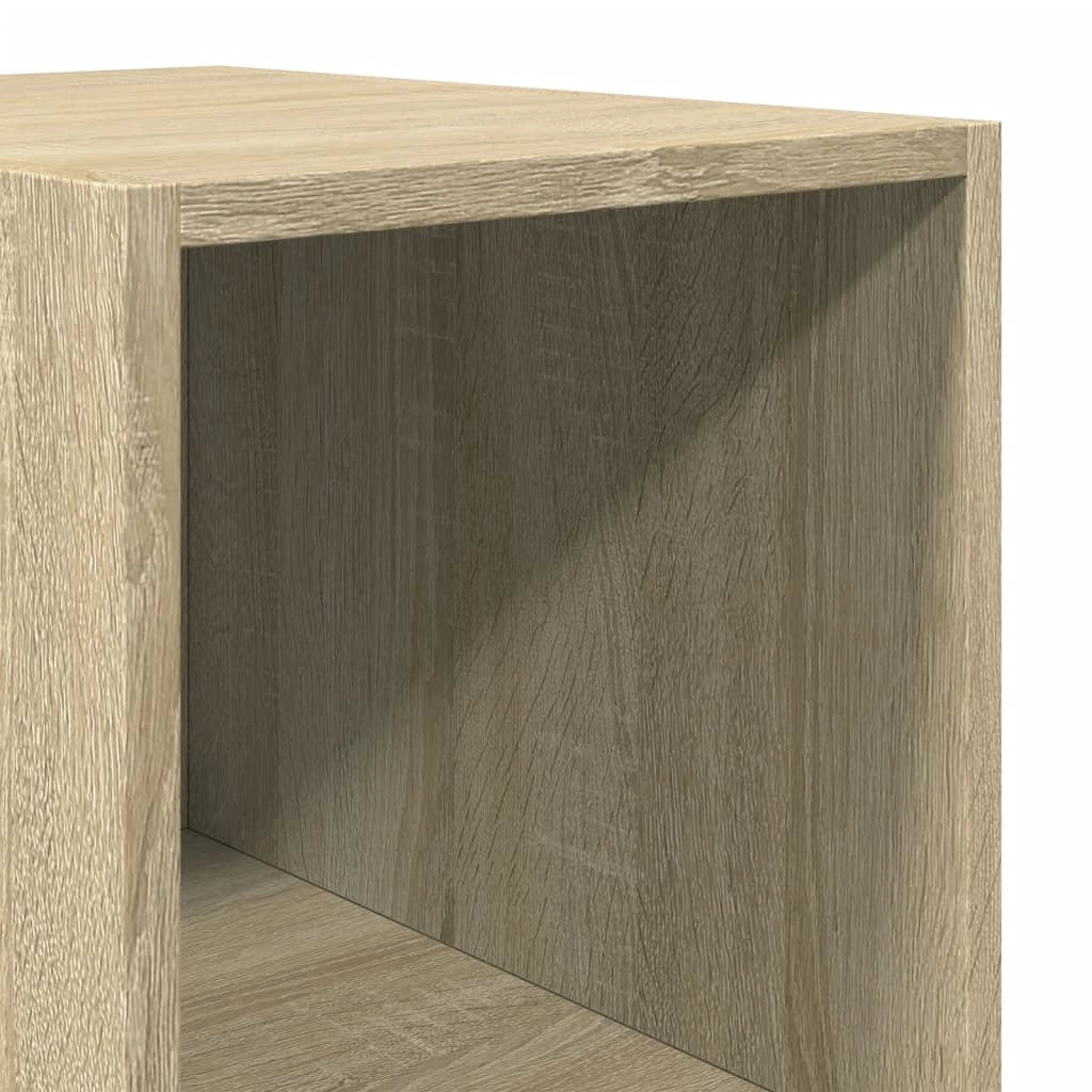 Credenza cassettiera cassettiera mobile contenitore organizer cucina soggiorno soggiorno alto Sonoma 30 x 41 x 185 cm derivati ​​del legno marrone 02_0033937