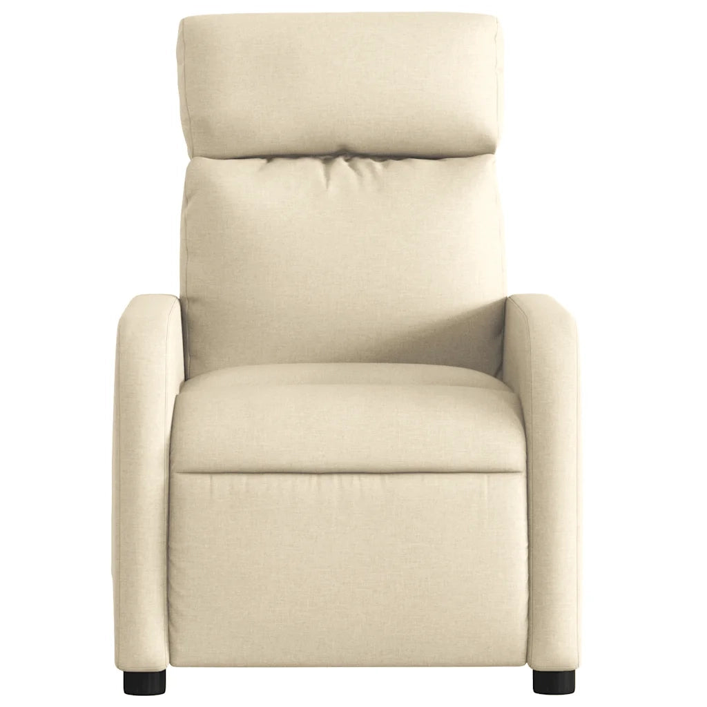 Divano Sedia-Poltrona Reclinabile in Tessuto Crema 660735