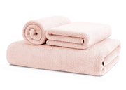 Asciugamani Salvietta Bagno In Morbida Spugna Modello Sophie Colore Rosa - Telo - Rosa