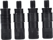 Accessori per pesca - Staia di avviso per carpe - 4 pezzi - Allarme e staia per pesca - Accessori per canne da pesca - Fissaggio per tubi - Connettore veloce maschio - Fissaggi per tubi da giardino.
