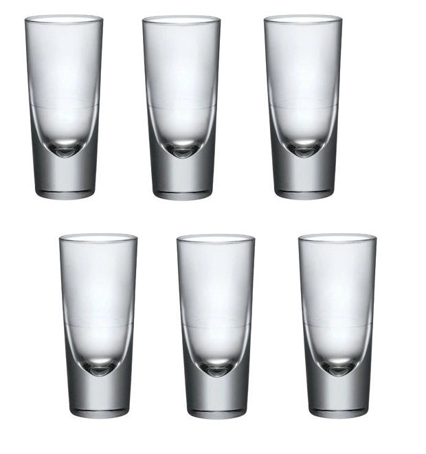 Set 6 Bicchieri da Tavola Amaro in Vetro Bistrò 13,5 cl Bormioli Rocco