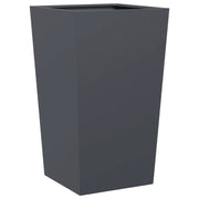 Fioriera | Cassetta per fiori | Vaso da Giardino Antracite 45x45x75 cm in Acciaio