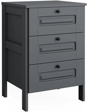 Cassettiera Ajaton, Grigio, 60 x 88.4 cm, adatto per riporre abbigliamento per bambini e giocattoli