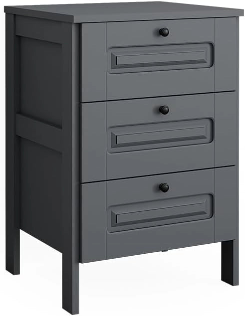 Cassettiera Ajaton, Grigio, 60 x 88.4 cm, adatto per riporre abbigliamento per bambini e giocattoli