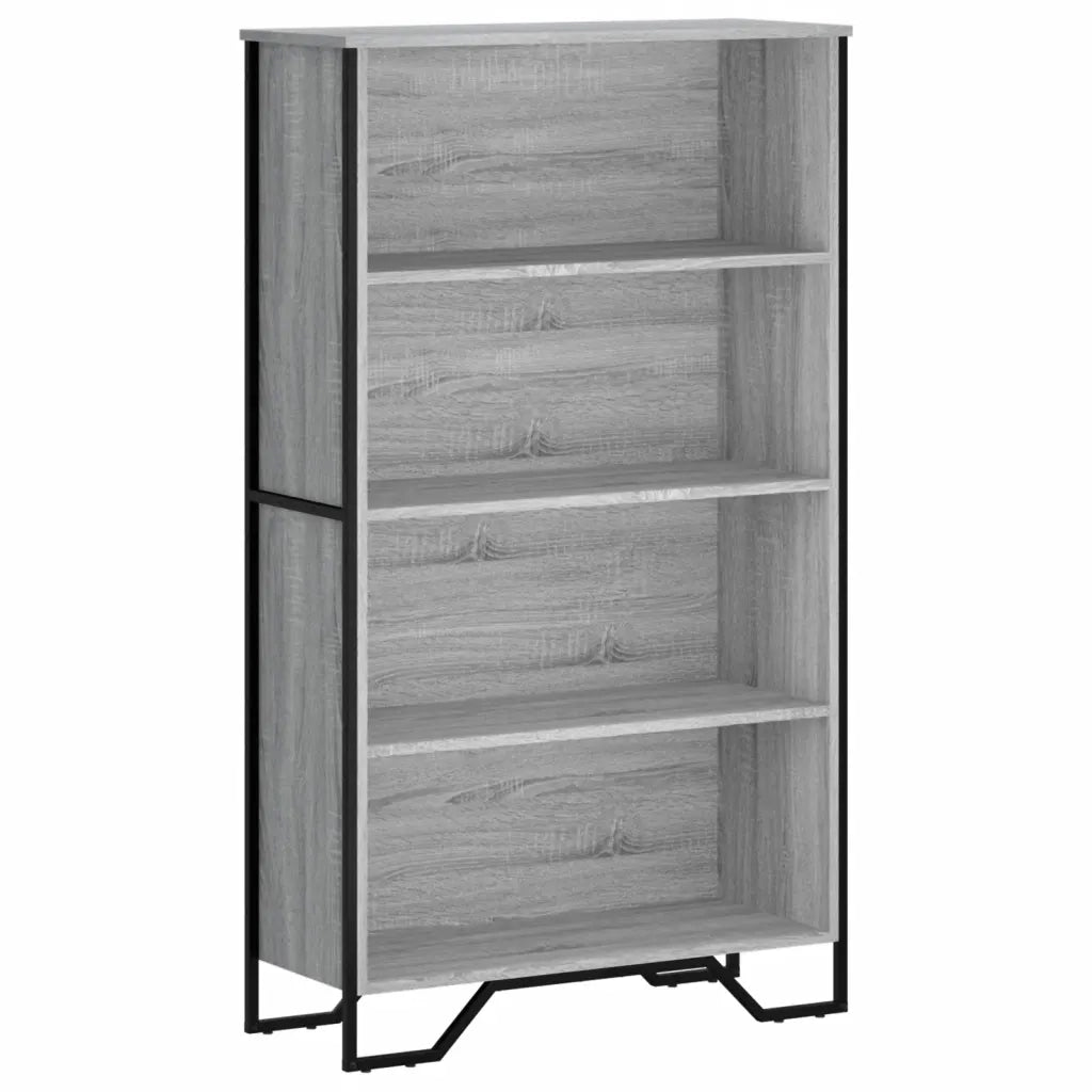 Libreria Grigio Sonoma 80x31x137,5 cm in Legno Multistrato 848632