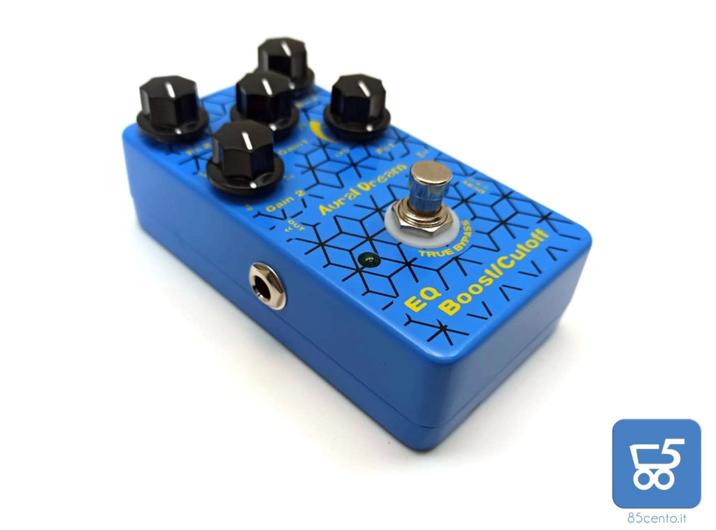 Pedale per Chitarra EQ Boost Cutoff Aural Dream parametro EQ, filtro Shelf e filtro Peak True Bypass - EX DEMO privo di alimentatore