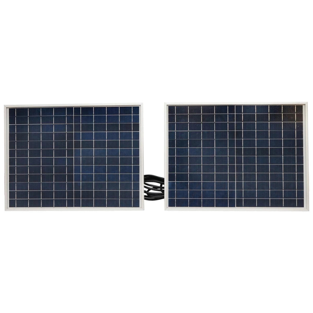 Lampada LED 126x0,5W con pannello solare 25W e batteria 7V/10Ah