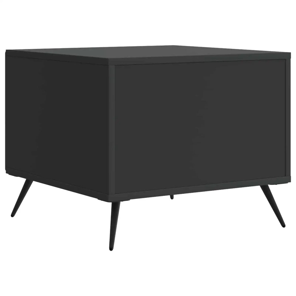 Tavolino da salotto Nero 49 x 50 x 40 cm Legno ingegnerizzato