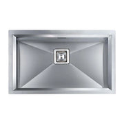 CM glamour 77 x 45 Lavello ad incasso Rettangolare Acciaio inossidabile