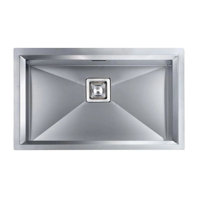 CM glamour 77 x 45 Lavello ad incasso Rettangolare Acciaio inossidabile