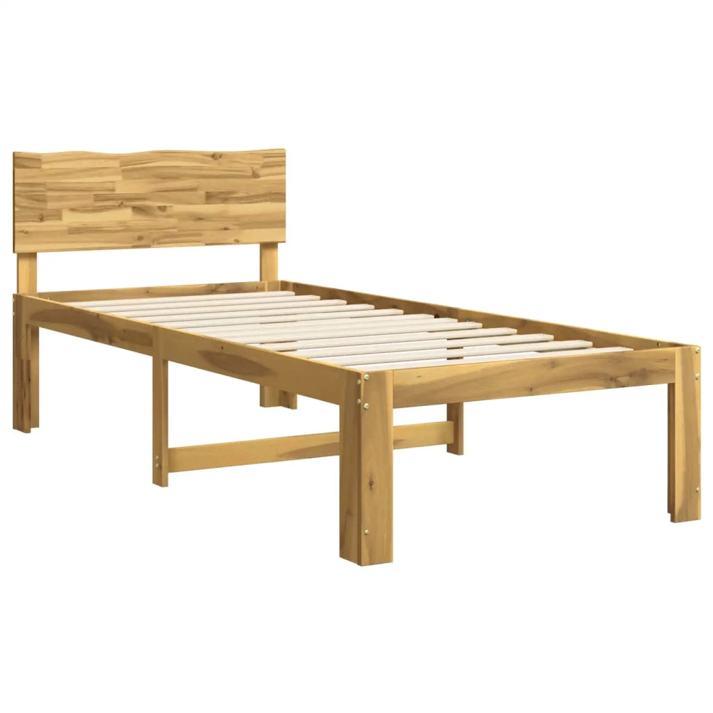 Letto Singolo con Testiera ROSTOCK Bianco 90 x 200 cm 903457