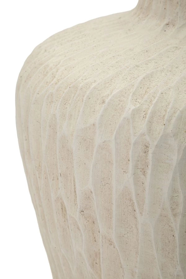 Vaso Shade Ø32x40 cm in Mgo Crema