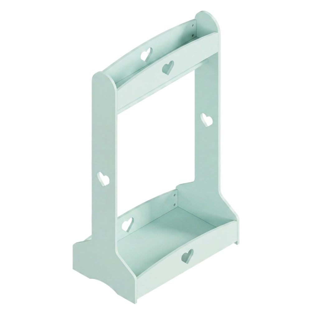 Appendiabiti da Terra Haandsvanssad per Cameretta 126x73x43 cm - Verde Menta [en.casa]