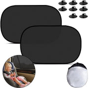 Zonnetenda per auto bambino - Protezione UV - set da 2 - 51 x 30 cm