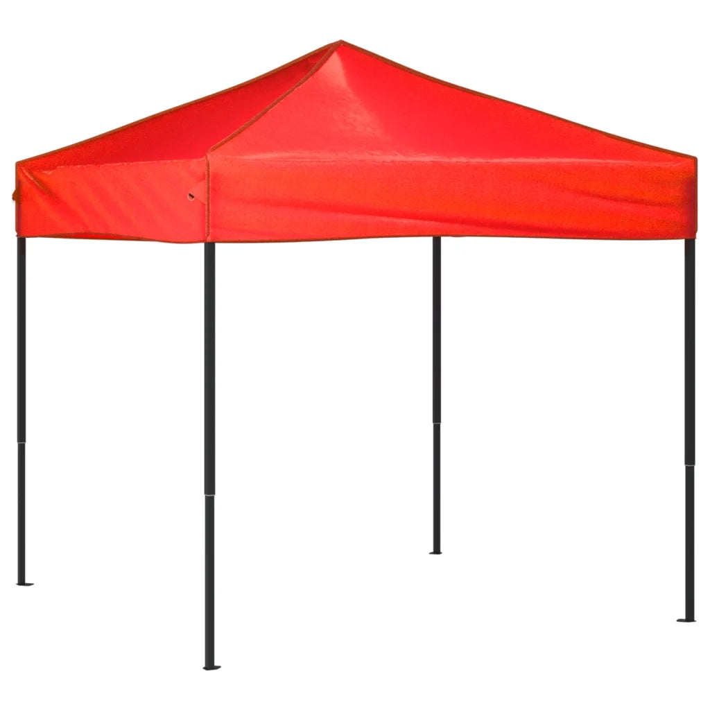 Tenda per Feste Pieghevole-Tenda Gazebo Rossa 2x2 m