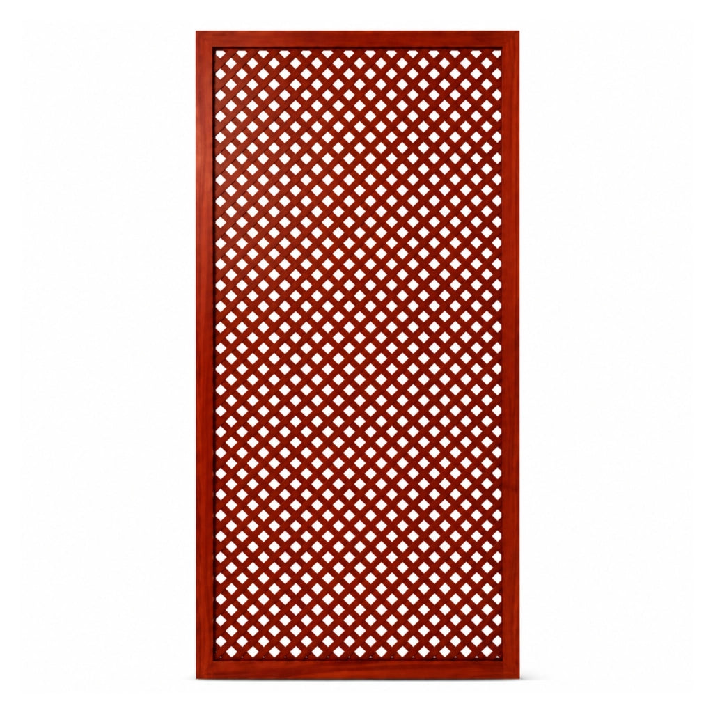 Traliccio Divisorio In Legno Di Pino Per Giardino Balcone E Terrazza Pannello Grigliato Per Piante Rampicanti Schermo Privacy Outdoor Arredo Decorativo 60 x 183 Cm Legno Scuro