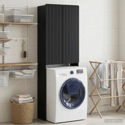 Mobile Bagno ZWOLLE Nero 66 x 25,5 x 190 cm 896476
