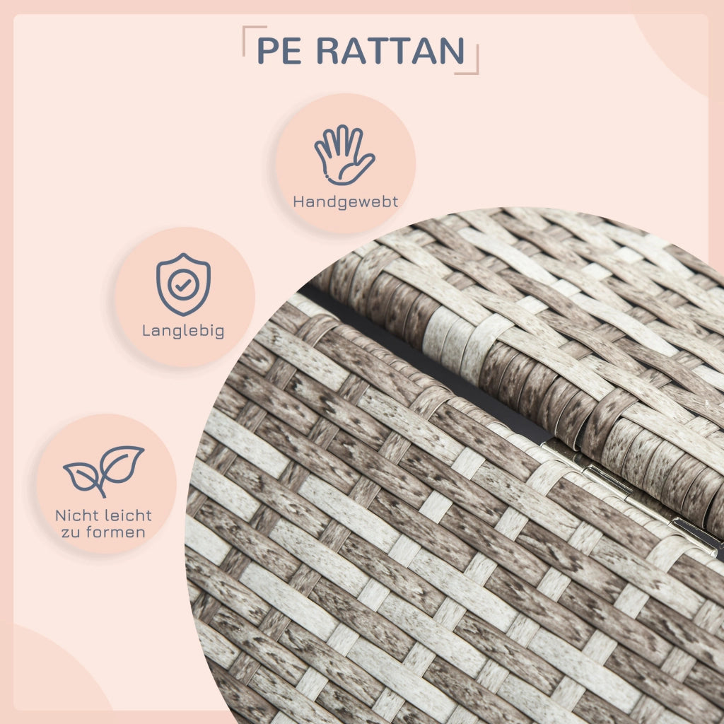 Cuccia per Cane per Interni con Cuscino Amovibile ¨C Zephmum ¨C Grigio 70x50x30