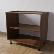 Mobile Base 90 Senza Anta. H 72 Cm L 90 Cm P 55.5 Cm. Spedizione In Kit Noce