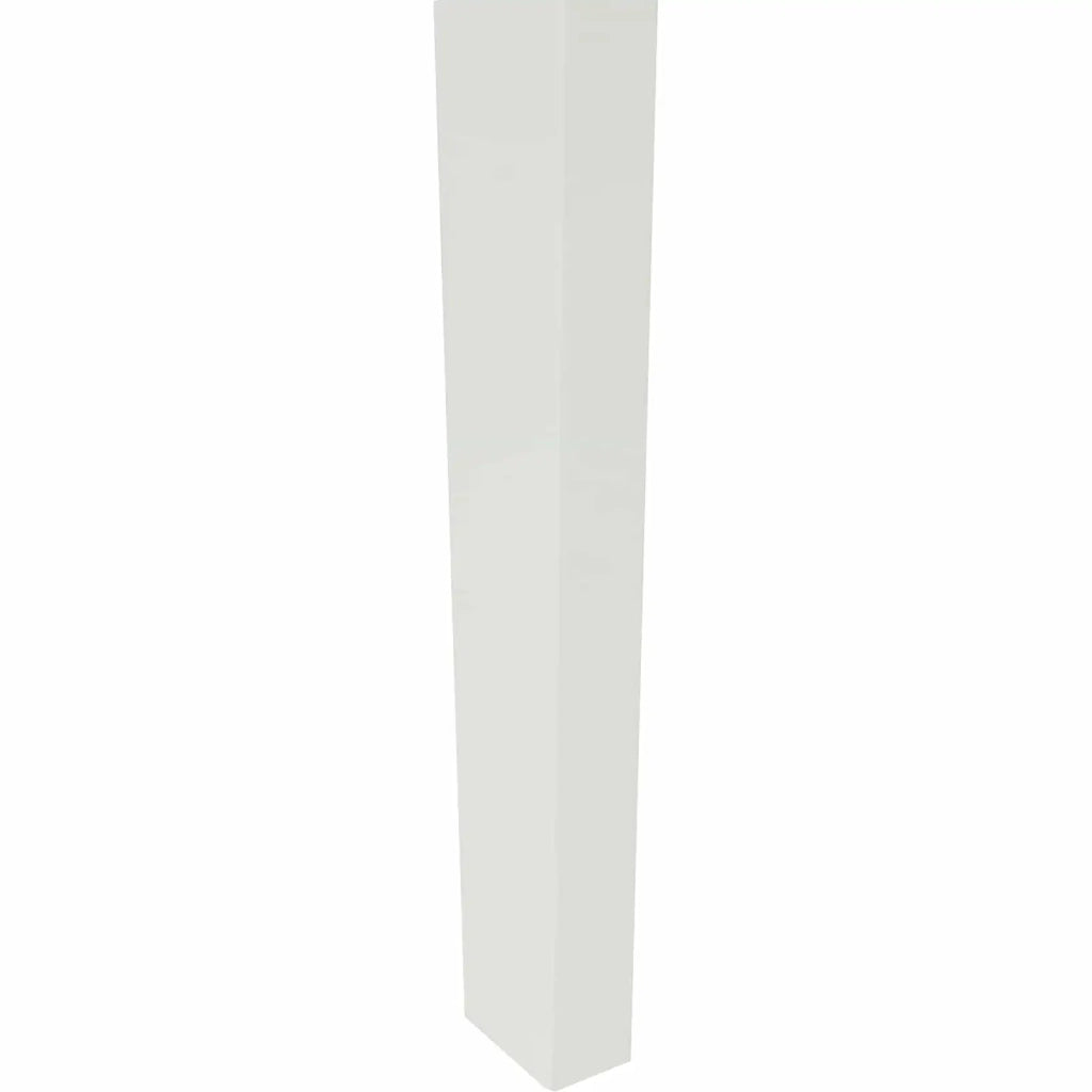 Sedia da pranzo 2 pcs Bianco e Naturale Legno di gomma solido