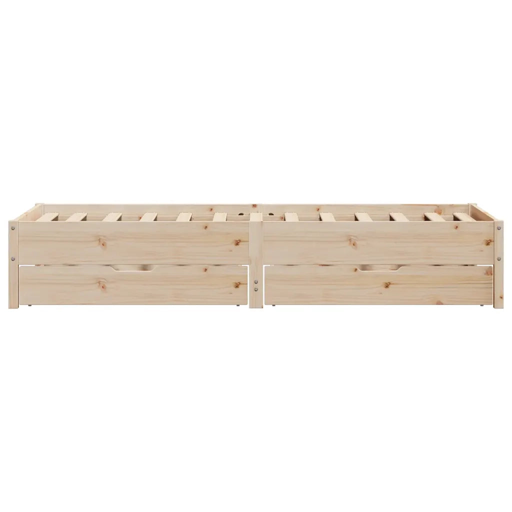 vidaXL Letto senza Materasso 90x200 cm in Legno Massello di Pino