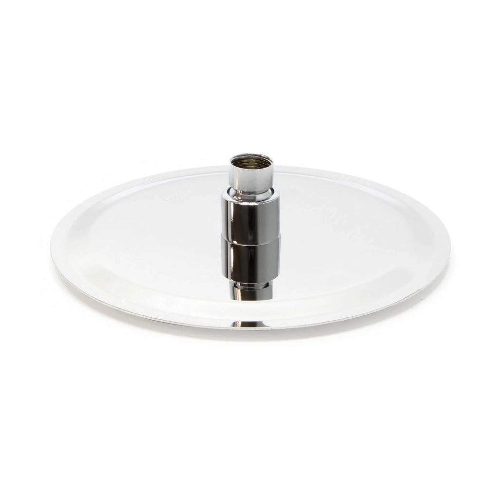 Soffione doccia tondo con getto a pioggia 20 cm in acciaio inox 16_0000628