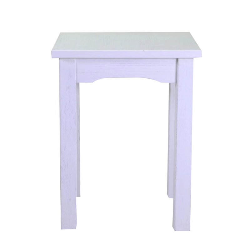 Tavolo esposizione legno nantes bianco rettangolare cm 154x46h100