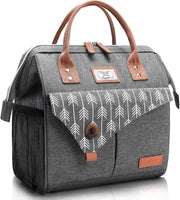 Borsa Geïsoleerde di Lavoro per Donne 10L Grigio