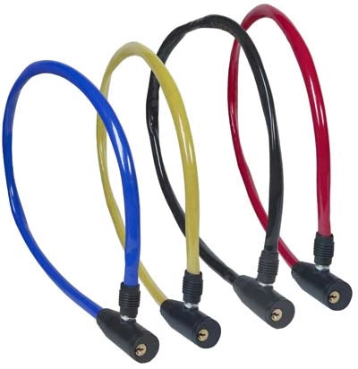 ANTIFURTO FUNE BICI-MOTO 304 ILSA - ACCIAIO MM 8 CM 65- 4 pezzi