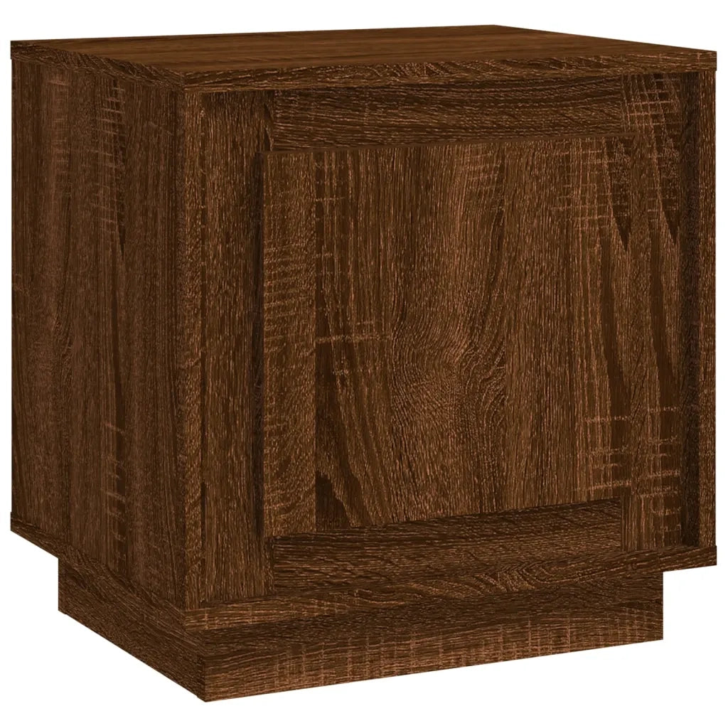 Comodino Rovere Marrone 44x35x45 cm in Legno Multistratocod mxl 79473