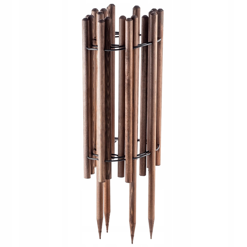 Recinzione da giardino KADAX Palisade, 230 cm, in legno, da interrare, marrone.
