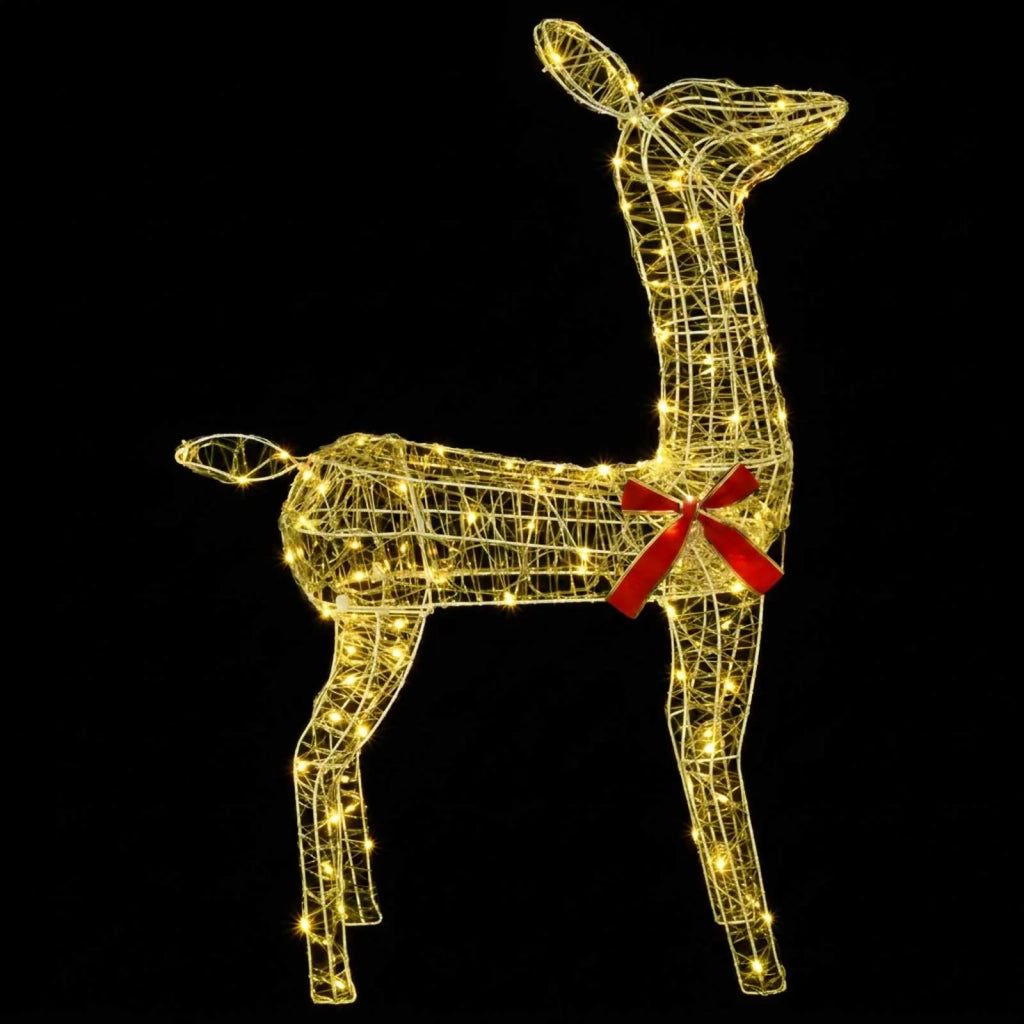Renna di Natale 3D LOVIISA 110 LED Bianco caldo 42049641