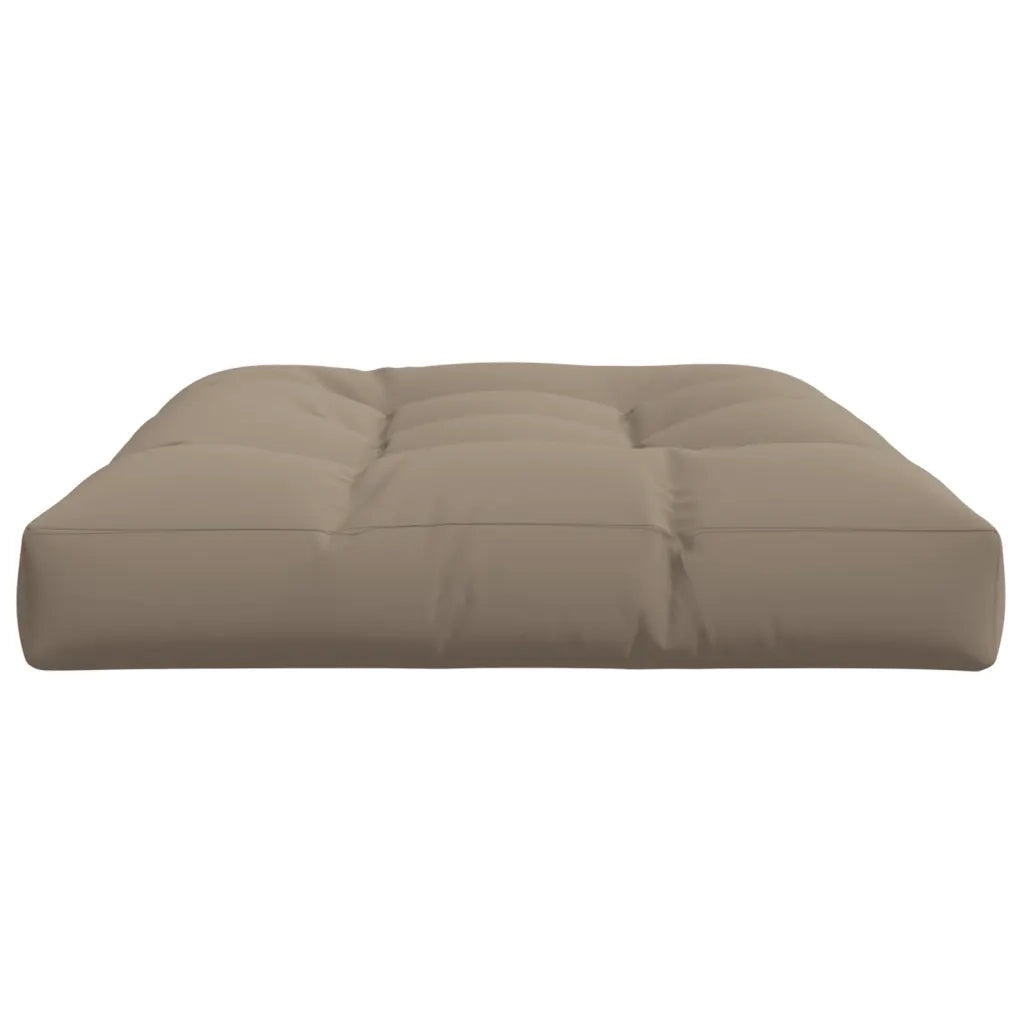 vidaXL Cuscino per Pallet Tortora 120x80x12 cm in Tessuto