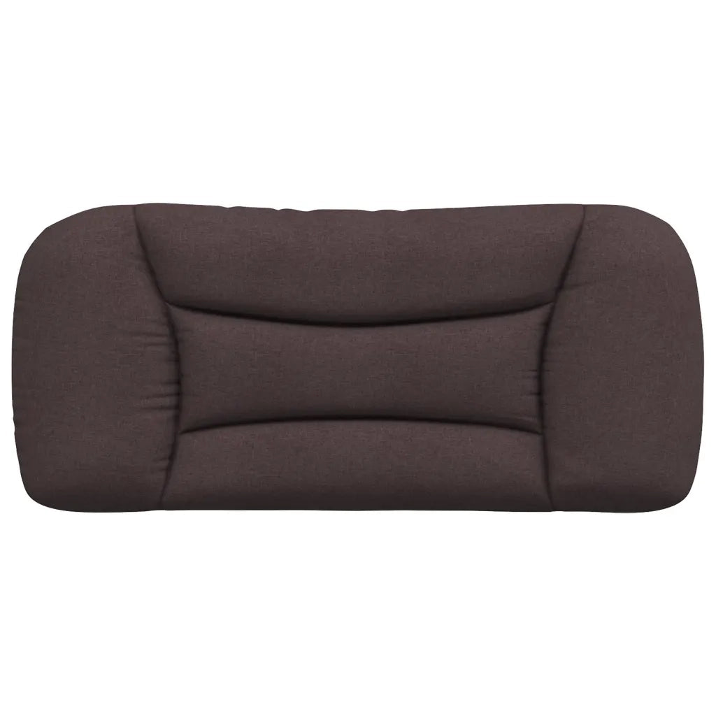 Cuscino Testiera Hvar Marrone Scuro 90 cm in Tessuto CFW4274512