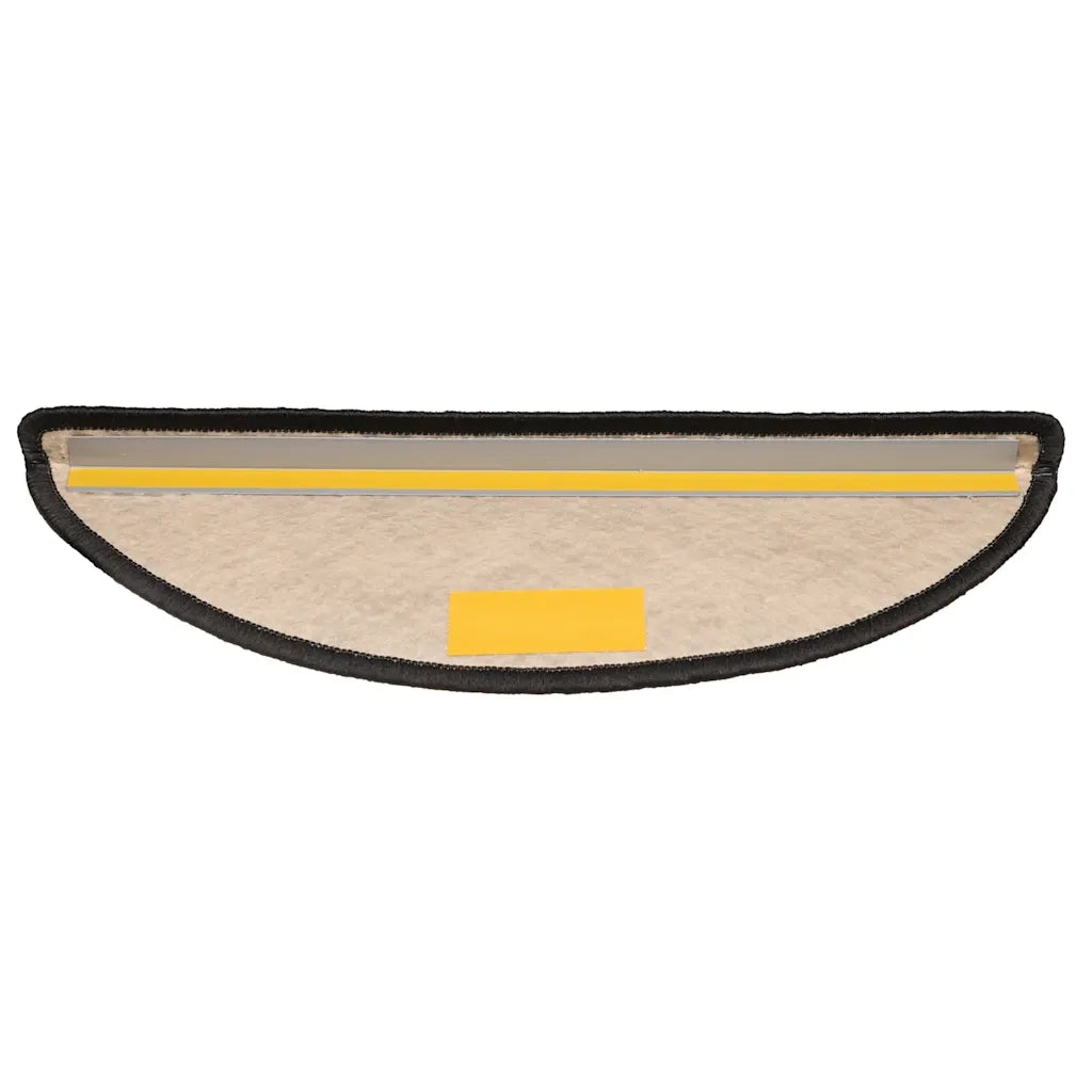 Tappeti Autoadesivi Scale Aspetto Sisal 15pz 65x21x4 Antracite 326873