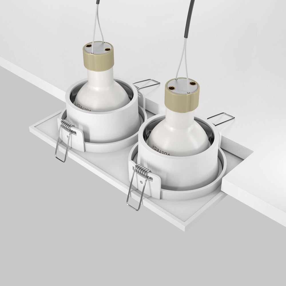 Maytoni Zoom faretto incasso soffitto 2xGU10 IP65 bianco