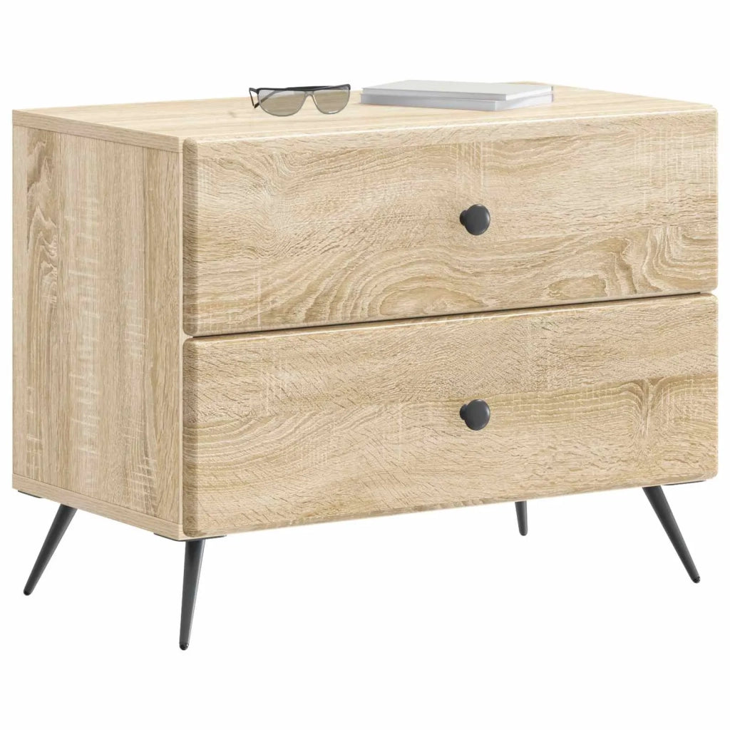 Armadio da Notte con cassetto Rovere Sonoma 62 x 34,5 x 47,5 cm 895467