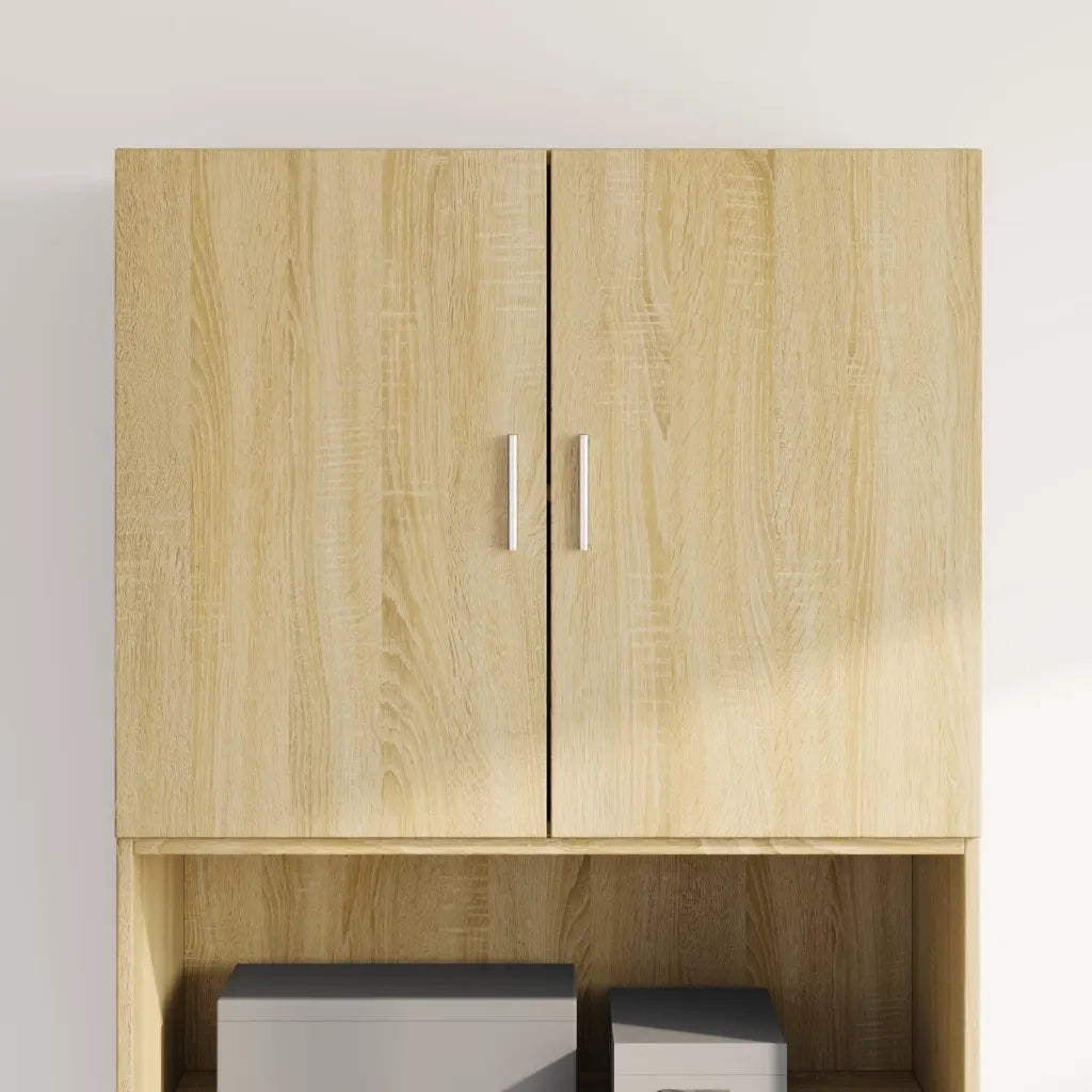 vidaXL Mobile a Parete Rovere Sonoma 80x42,5x64 cm Legno Multistrato