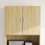 vidaXL Mobile a Parete Rovere Sonoma 80x42,5x64 cm Legno Multistrato