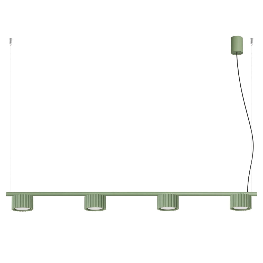 Lampadario AURA 4 salvia Gx53