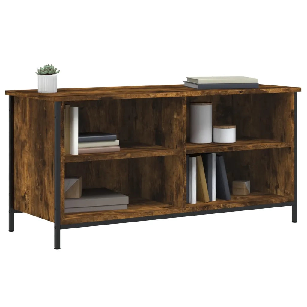 Mobile TV | Armadietto TV | Mobile Porta TV Rovere Fumo 100x40x50 cm in Legno Multistrato