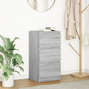 Credenza Grigio Sonoma 37,5x35x76 cm in Legno Multistrato 861729