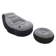 POLTRONCINA AIRBED 'LOUNGE' CON POUFF cm 99 x 130 x 76 - INTEX