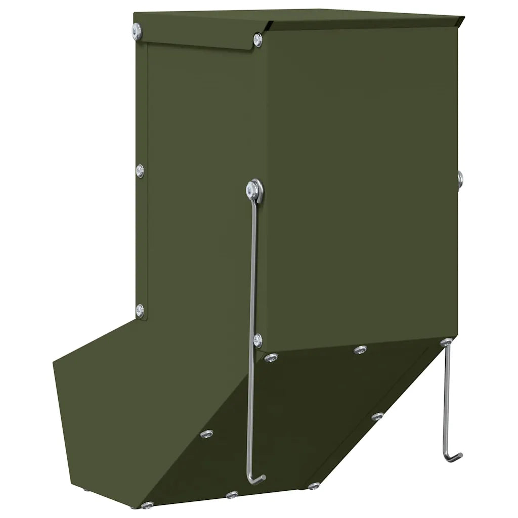 Mangiatore per conigli Verde oliva 12,5 x 26 x 28,5 cm CFW7439467