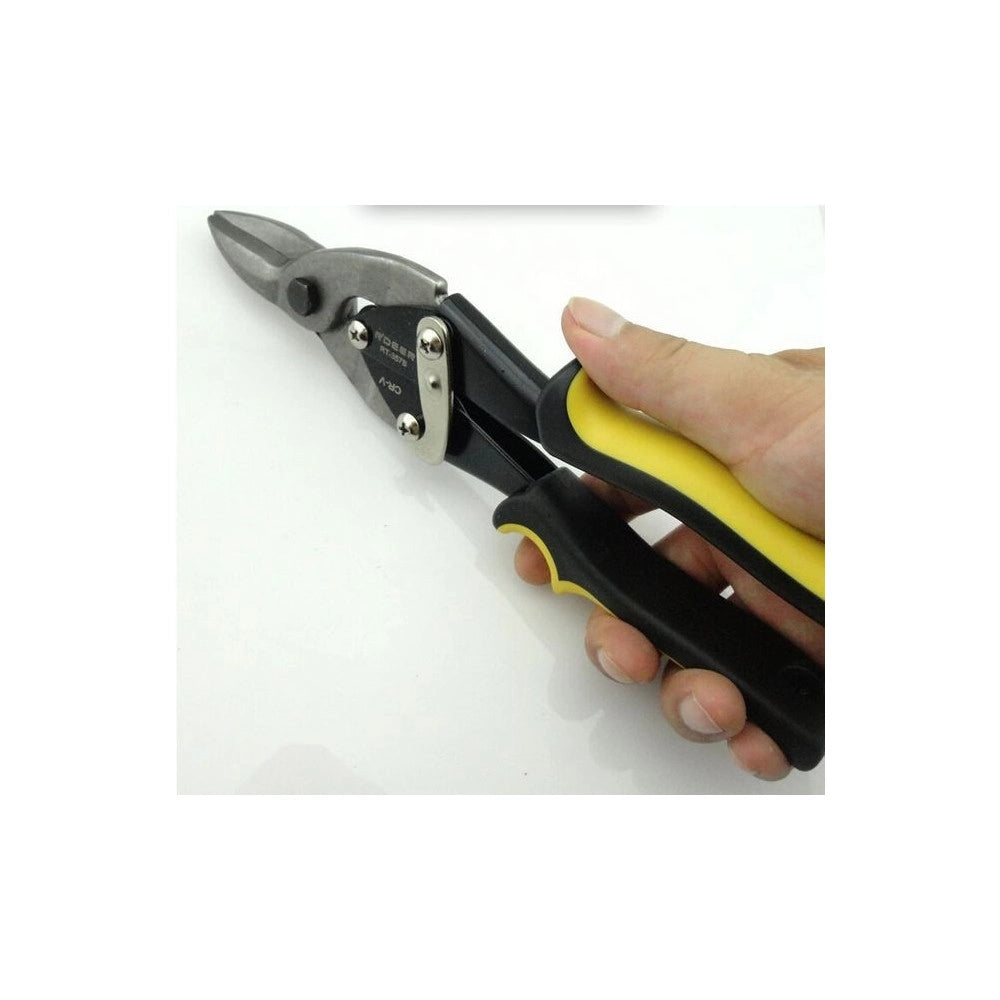 Trade Shop - Forbici Stagno Cesoia Per Lamiera A Taglio Dritto 40mm Forbice Professionale -
