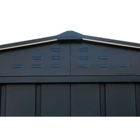 Casetta Box da Giardino 183x261,6x204,5 cm in Metallo Antracite